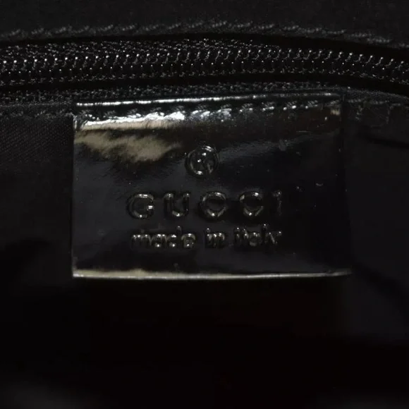 Gucci Shine Enamel Shoulder Tote Bag